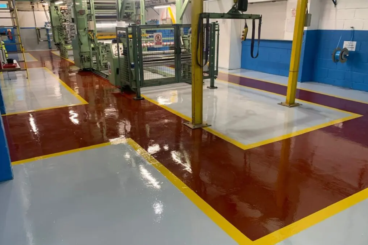 AVANA Factory Epoxy Flooring Job in Brisbane
