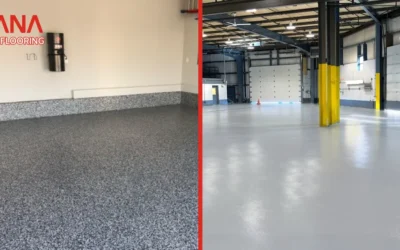 Where is epoxy flooring used?